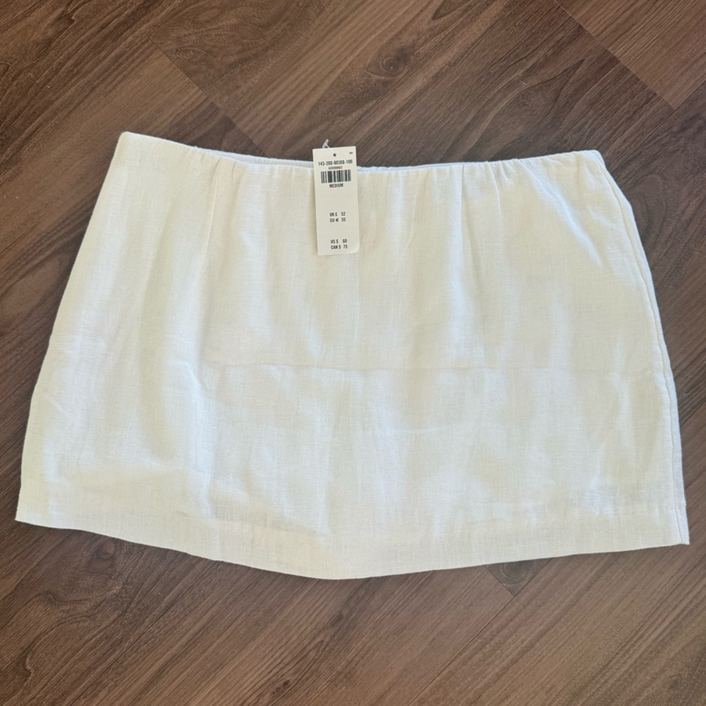 Elegant White Women's Skirt